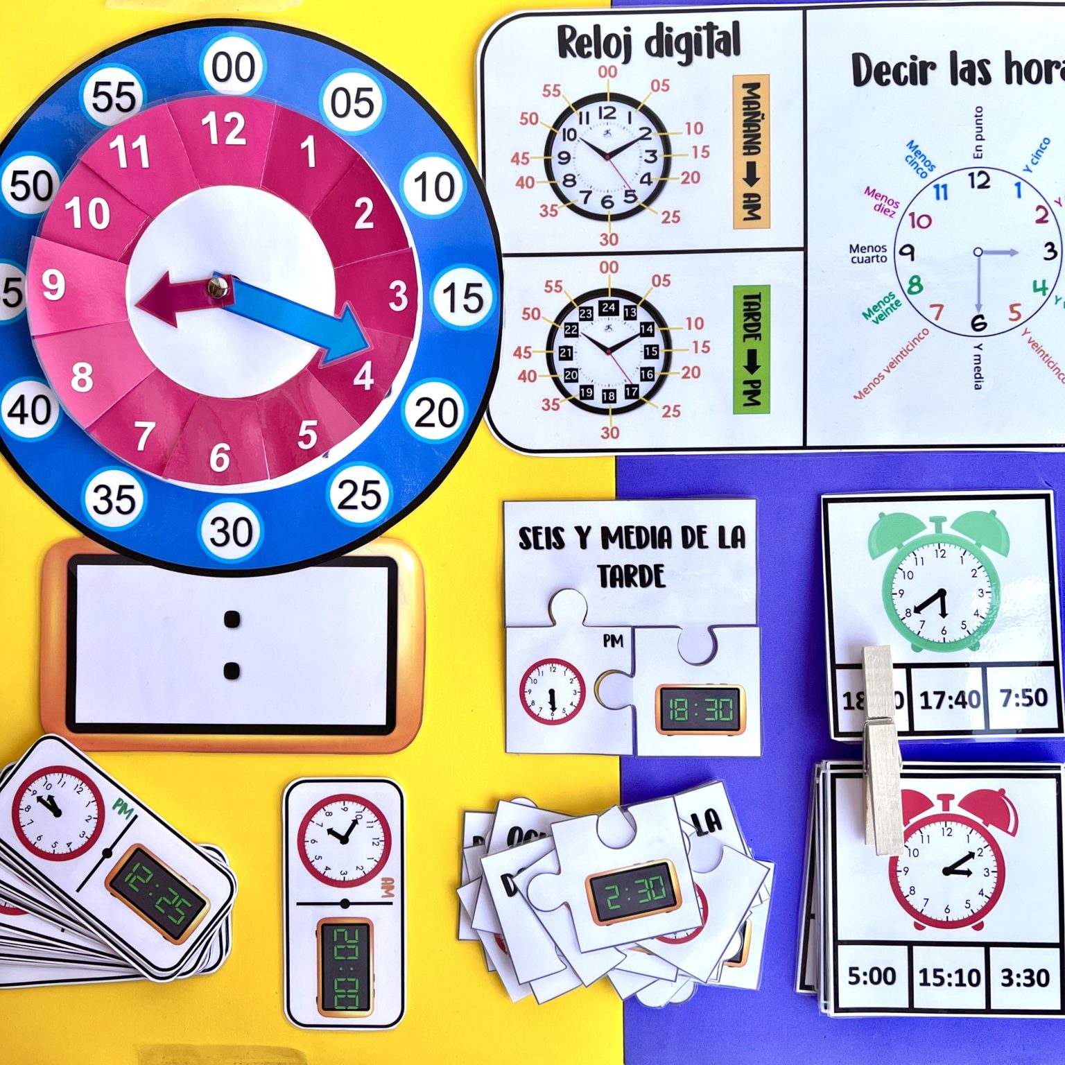 Hora Reloj Analogo Hora Reloj Analogico Infantil Reloj Analógico